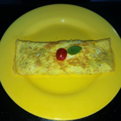 Omelete 3 queijos