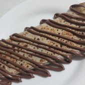 Panqueca Doce - Banana com Chocolate