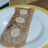 Panqueca Doce - Banana com Queijo Minas